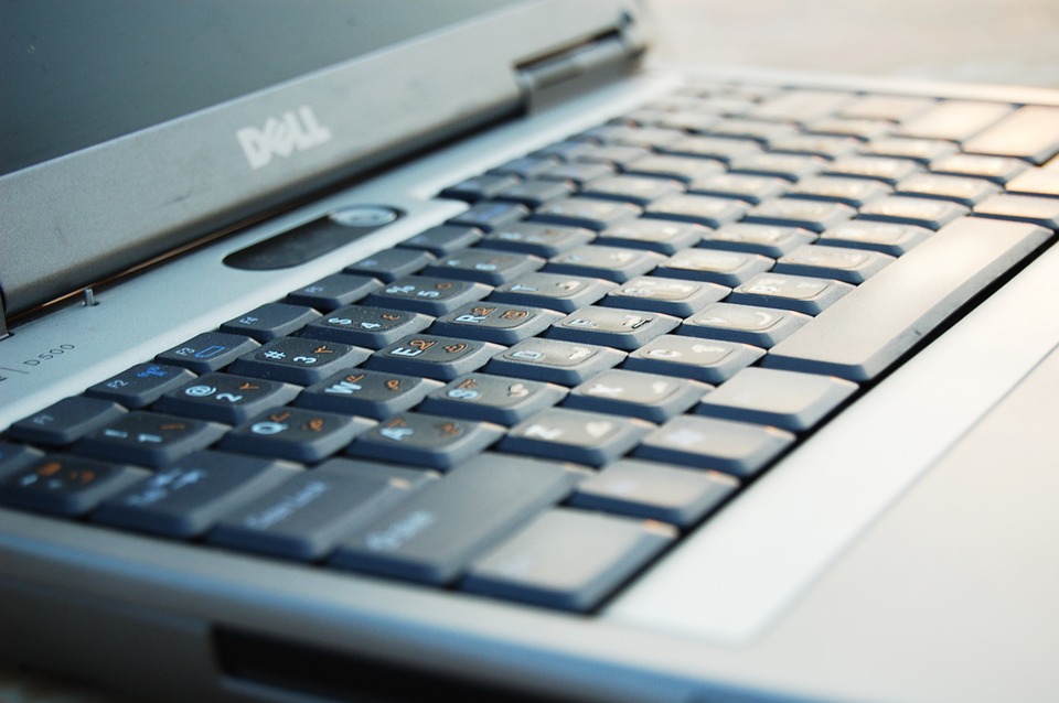 keyboard on laptop