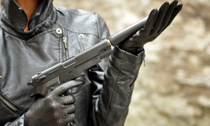 using a short gun